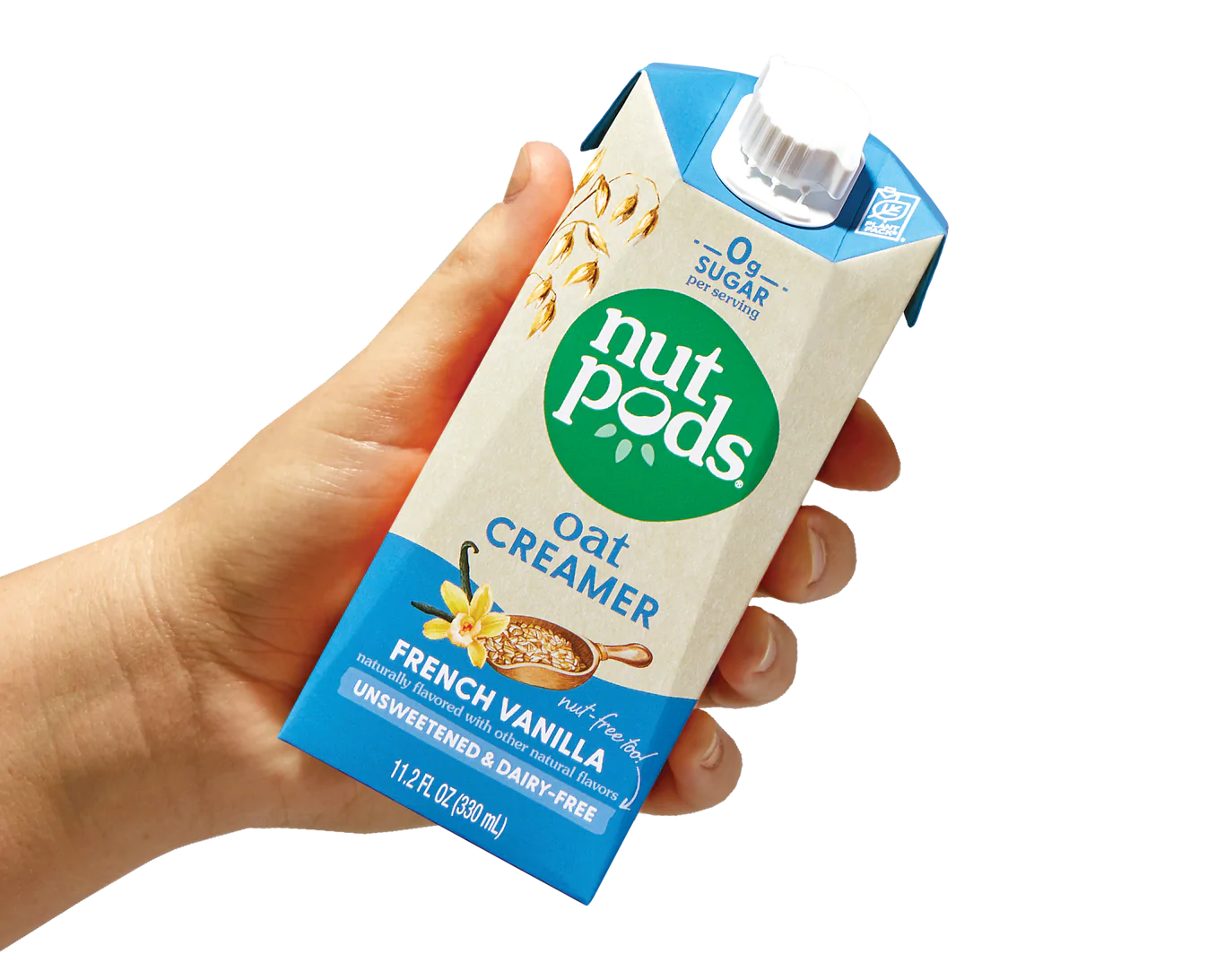 Nutpods Oat Unsweetened Vanilla Creamer (Pack of 12) 11.2 Fl Oz