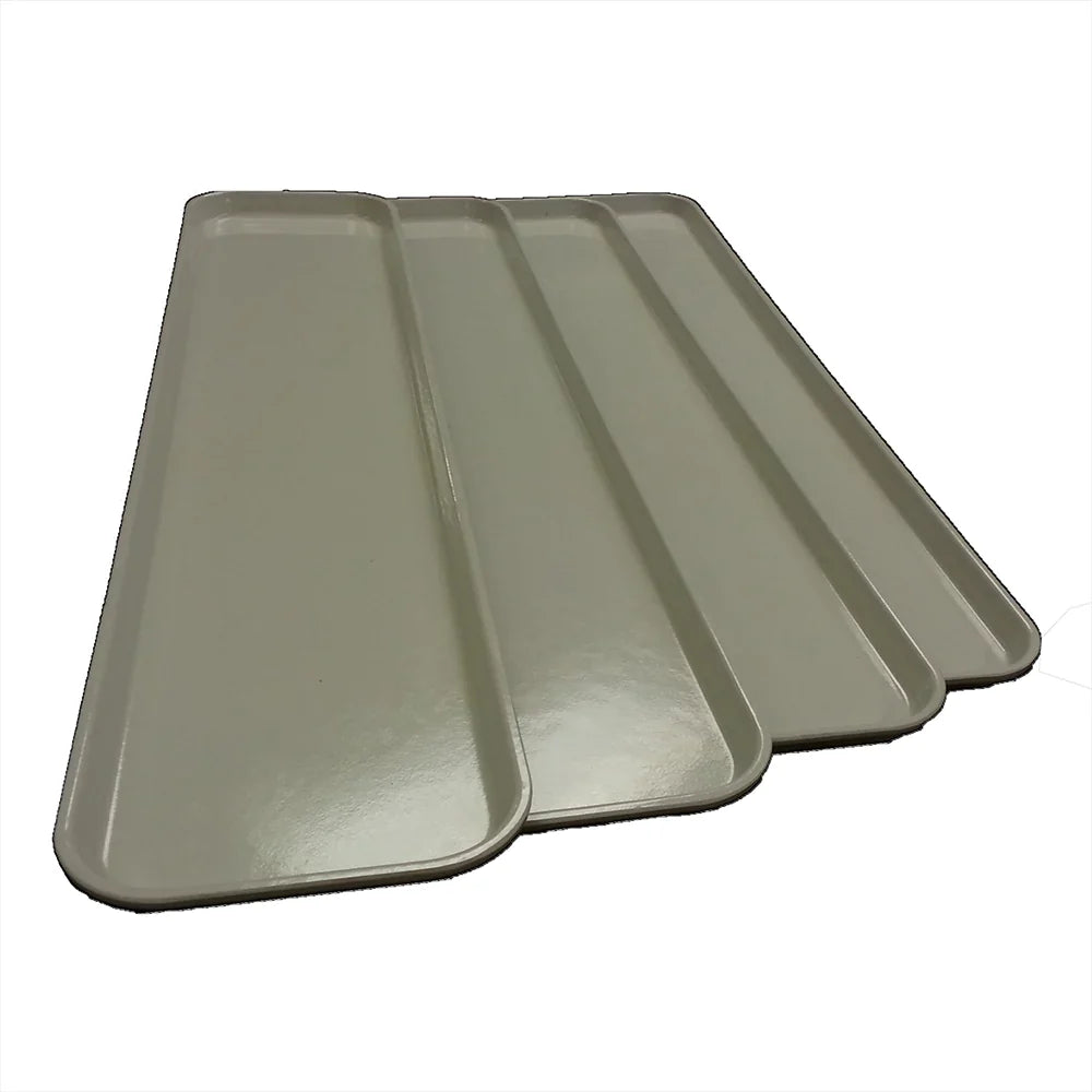 Platter Fiberglass White 10" x 30" x .75"