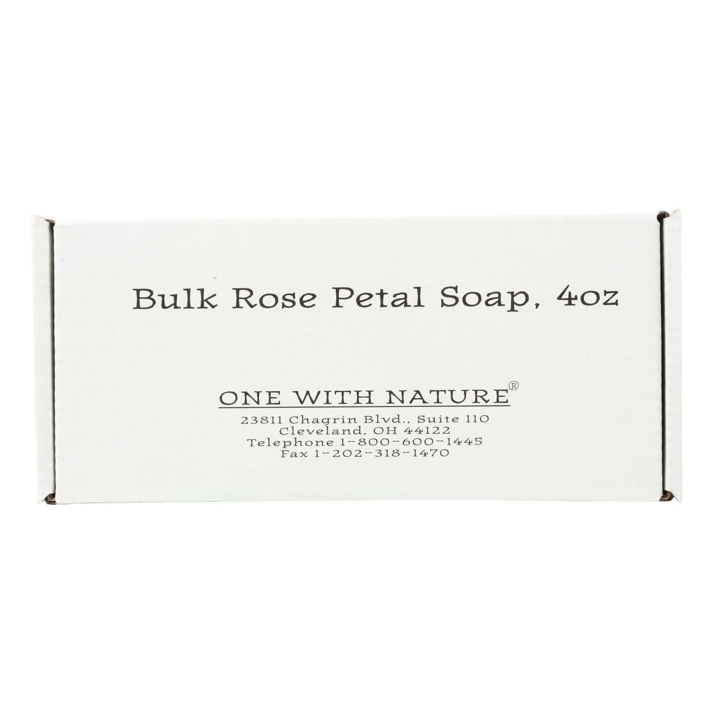 One With Nature Bar Soap - Rose - 4 Oz. Pack of 24