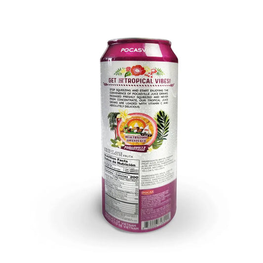 Pocasville Passion Fruit/Maracuya Juice Drink (30% Fruit Juice) 16.5 oz