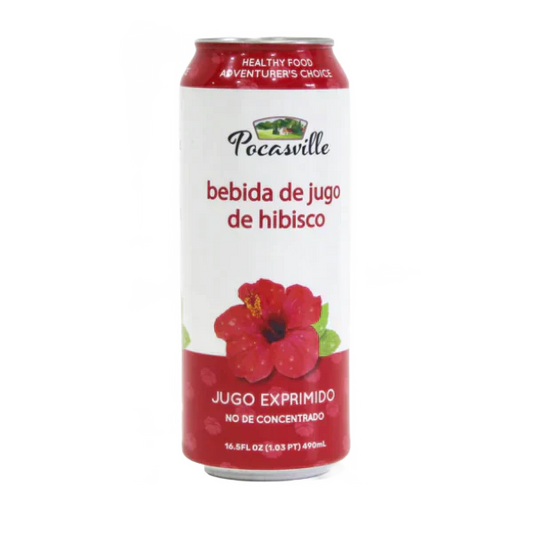 Pocasville Hibiscus/Jamaica Juice Drink (30% Juice) 16.5 oz