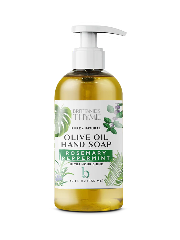 Brittanie's Thyme Rosemary Peppermint Hand Soap (Pack of 6 - 12 Fl Oz)