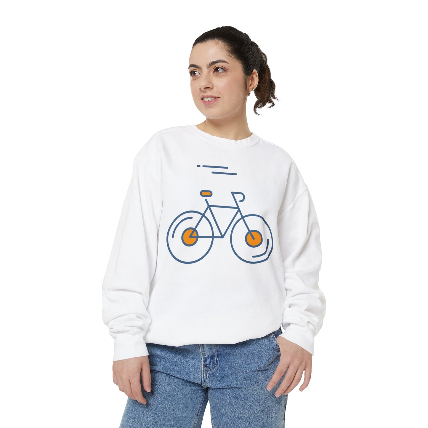 SW-063ML-24 Unisex Warm Garment-Dyed Sweatshirt