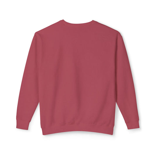 SW-109MRN-24 Unisex Lightweight Crewneck Crimson Color Sweatshirt