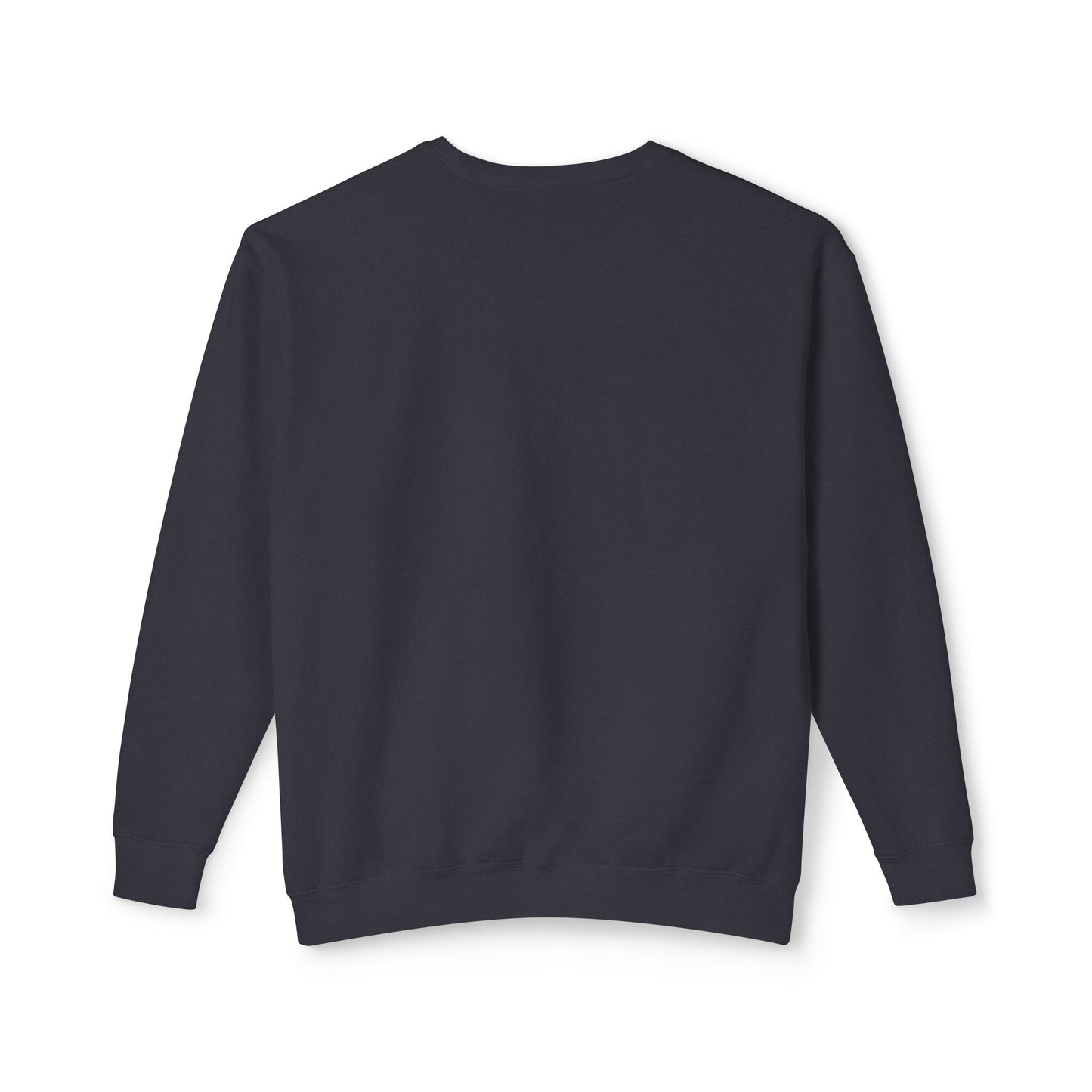 SW-104BLK-24 Unisex Lightweight Crewneck Black Color Sweatshirt