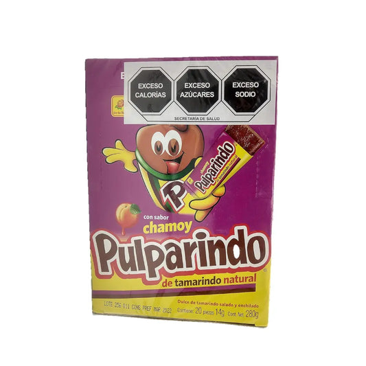 De La Rosa Pulparindo Chamoy Sour Apricot 20 ct