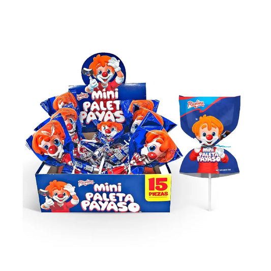Paleta Payaso Mini (12x15ct) .9 oz
