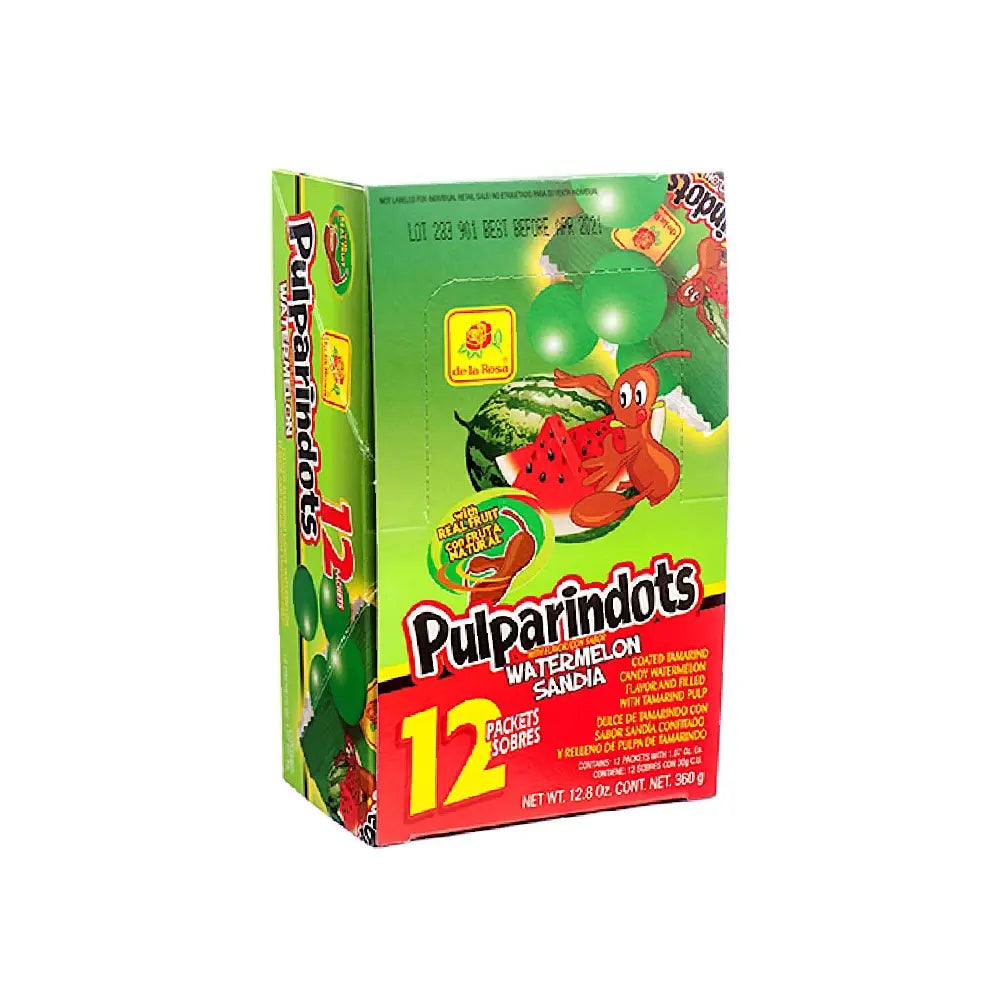 De La Rosa Pulparindots Watermelon 1.5 oz 12 ct