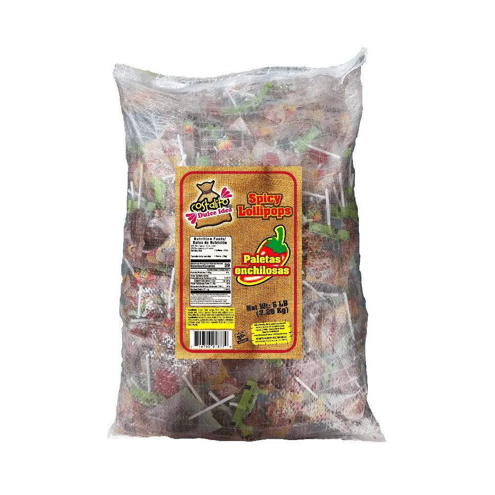 Dulce Idea Costalito Lollipops w. Chili 5 lb