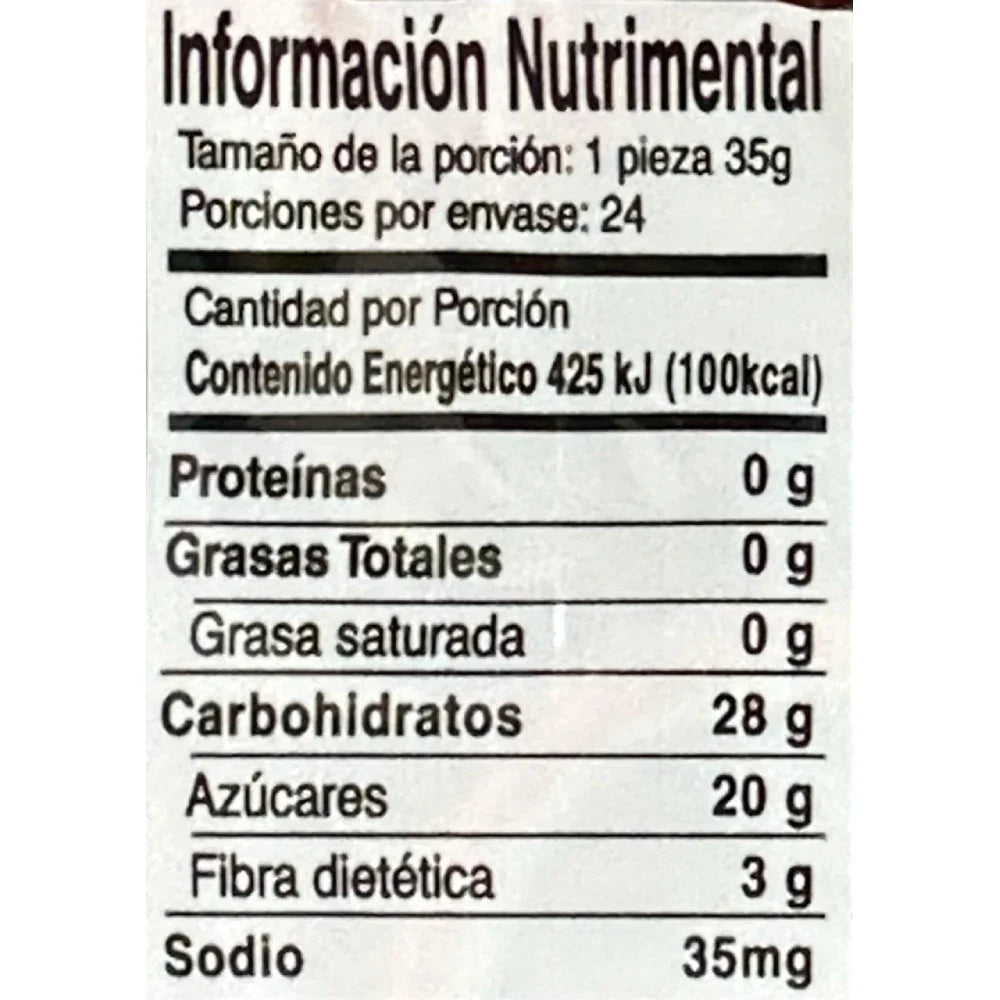 Mara Vasito Chico Chamoy 24 ct