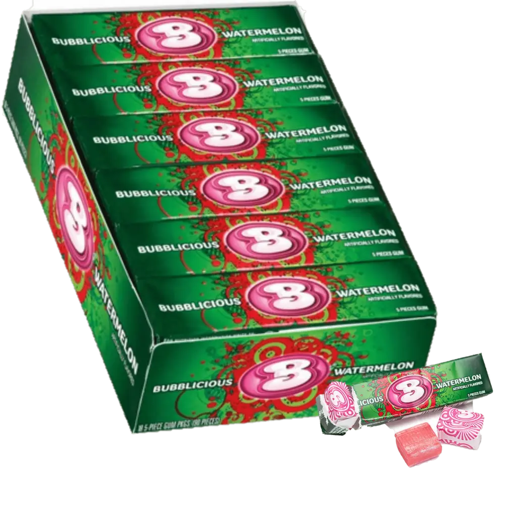 Bubblicious Watermelon Wave 5 pc