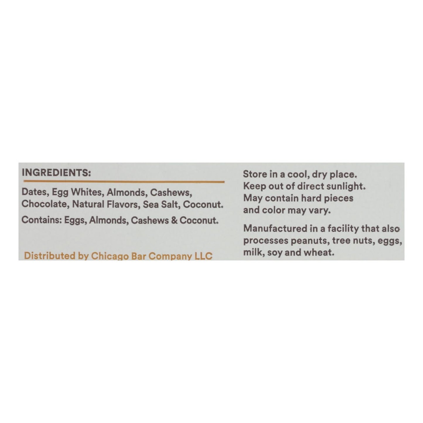 RxBar Protein Bar, Coconut Chocolate, 1.83 Oz, Pack of 12