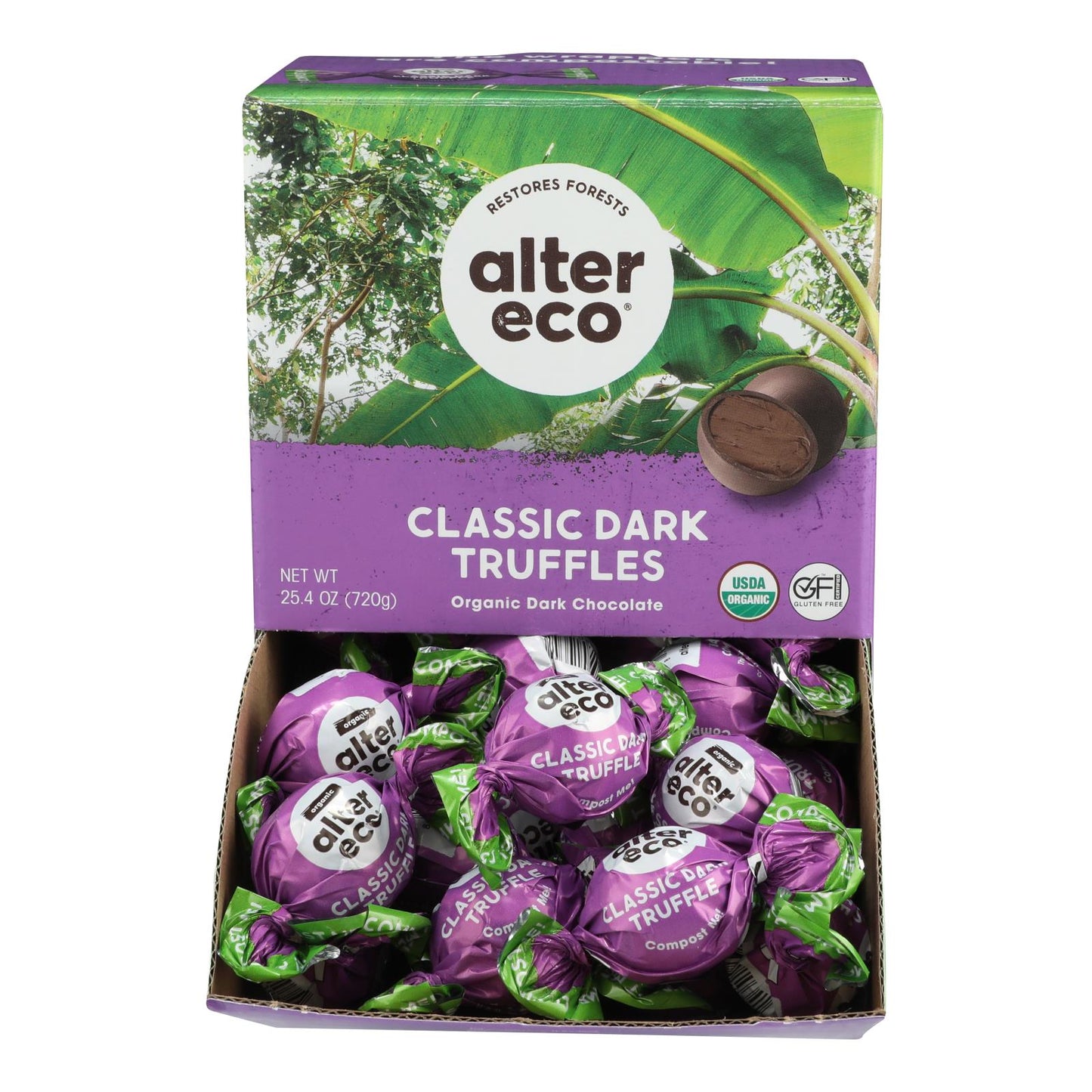 Alter Eco Organic Truffles - Salted Caramel - .42oz Pack of 60