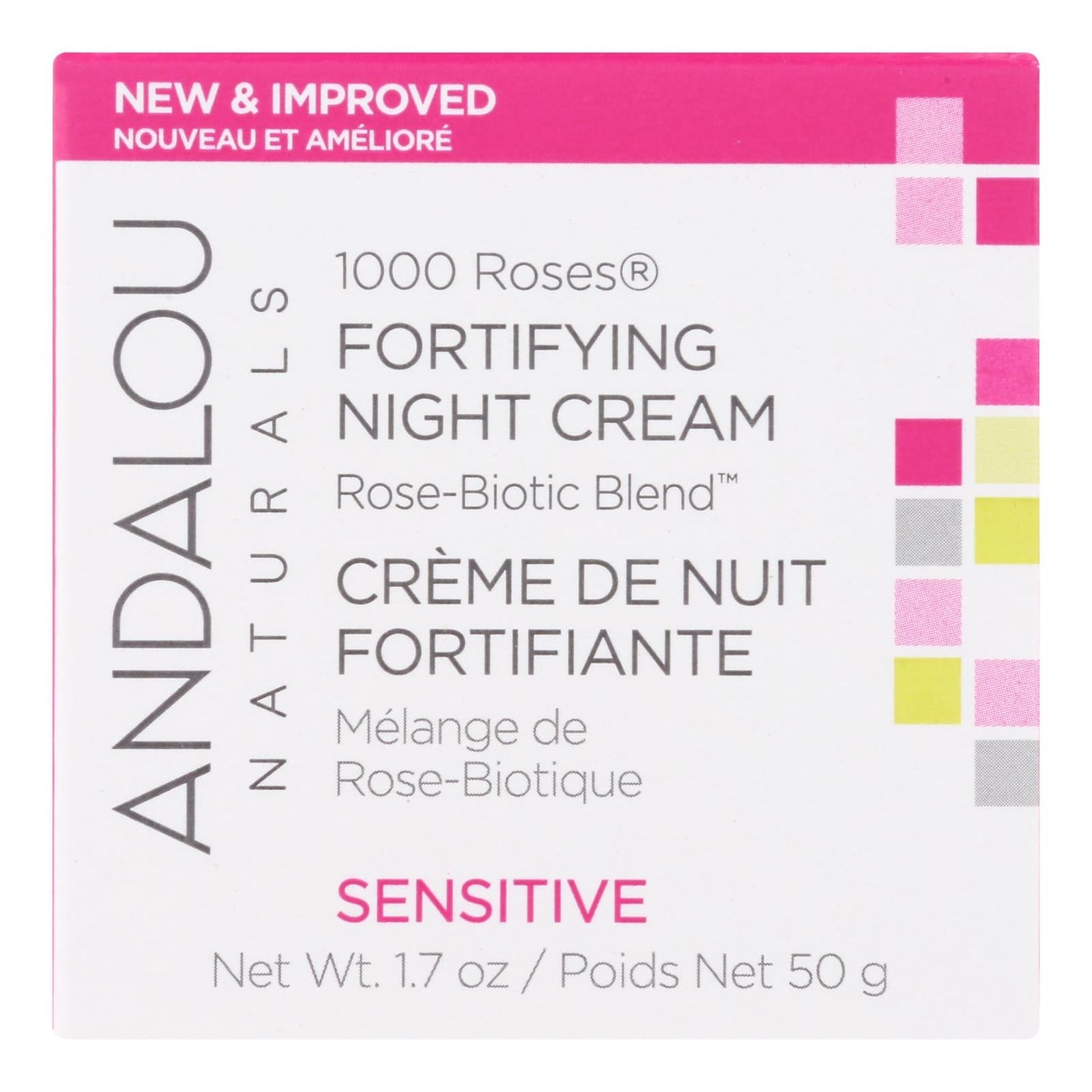 Andalou Naturals Fortifying Night Cream - 1.7 oz