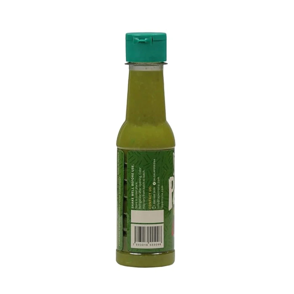 La Perrona Hot Sauce Chiltepin Green Habanero 5 oz