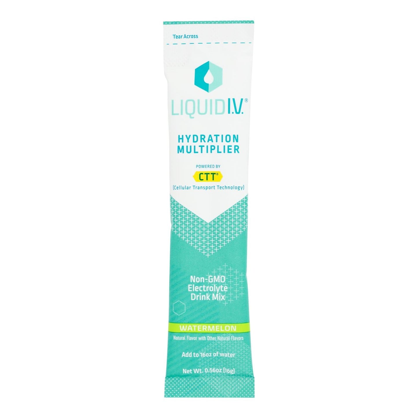 Liquid IV Hydration Multipliers - Watermelon Electrolyte Drink Mix, 0.56 Oz (Pack of 8)