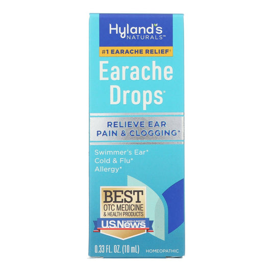 Hyland's Earache Drops: Relieves Ear Pain Naturally, 0.33 Fl. Oz.