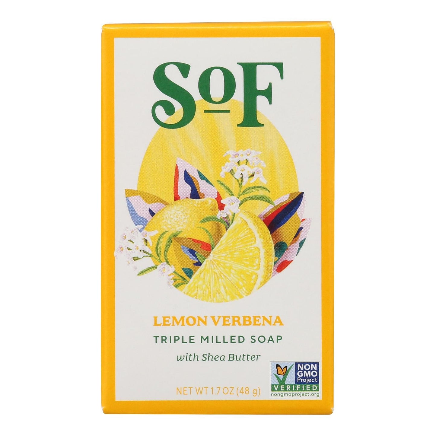 South of France Lemon Verbena Bar Soap, Travel Size, 1.7 oz (Case of 24)