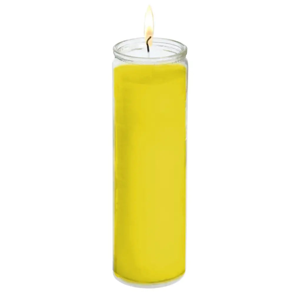 Solid Yellow Candle tall