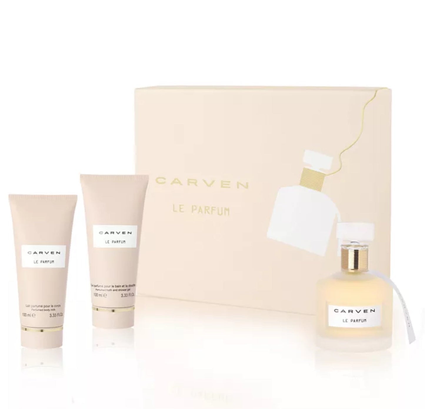 Carven Le Parfum Eau de Parfum (3.3 oz Spray + 3.3 oz body milk + 3.3 oz shower gel) for Women