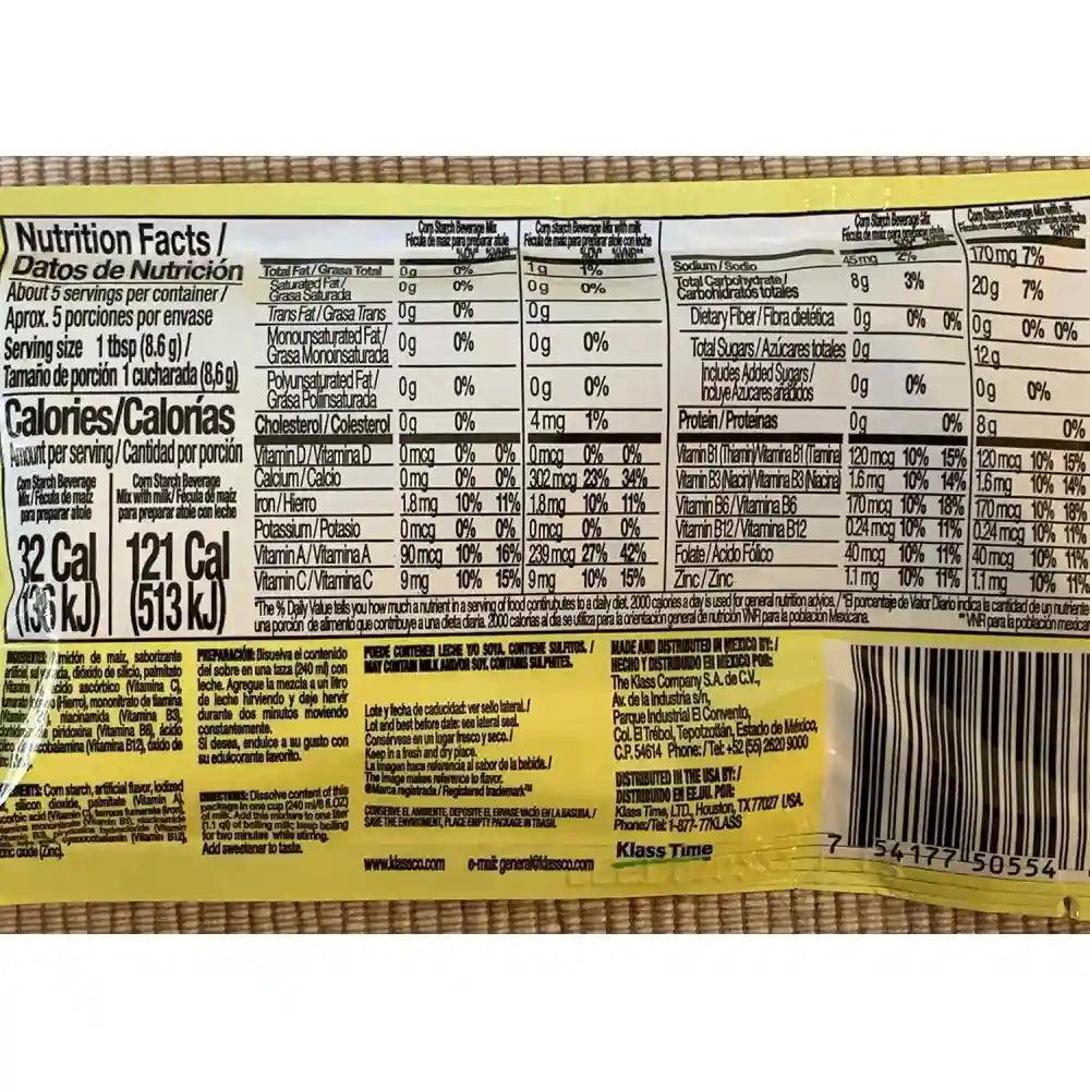 Klass Atole Arroz Con Leche (4x12ct) 1.52 oz