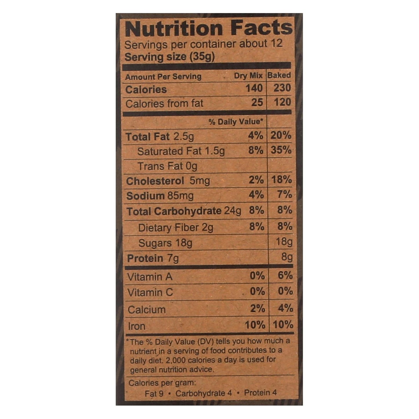 Kodiak Cakes Brownie Mix Chocolate Fudge, 14.82 Oz (Pack of 6)
