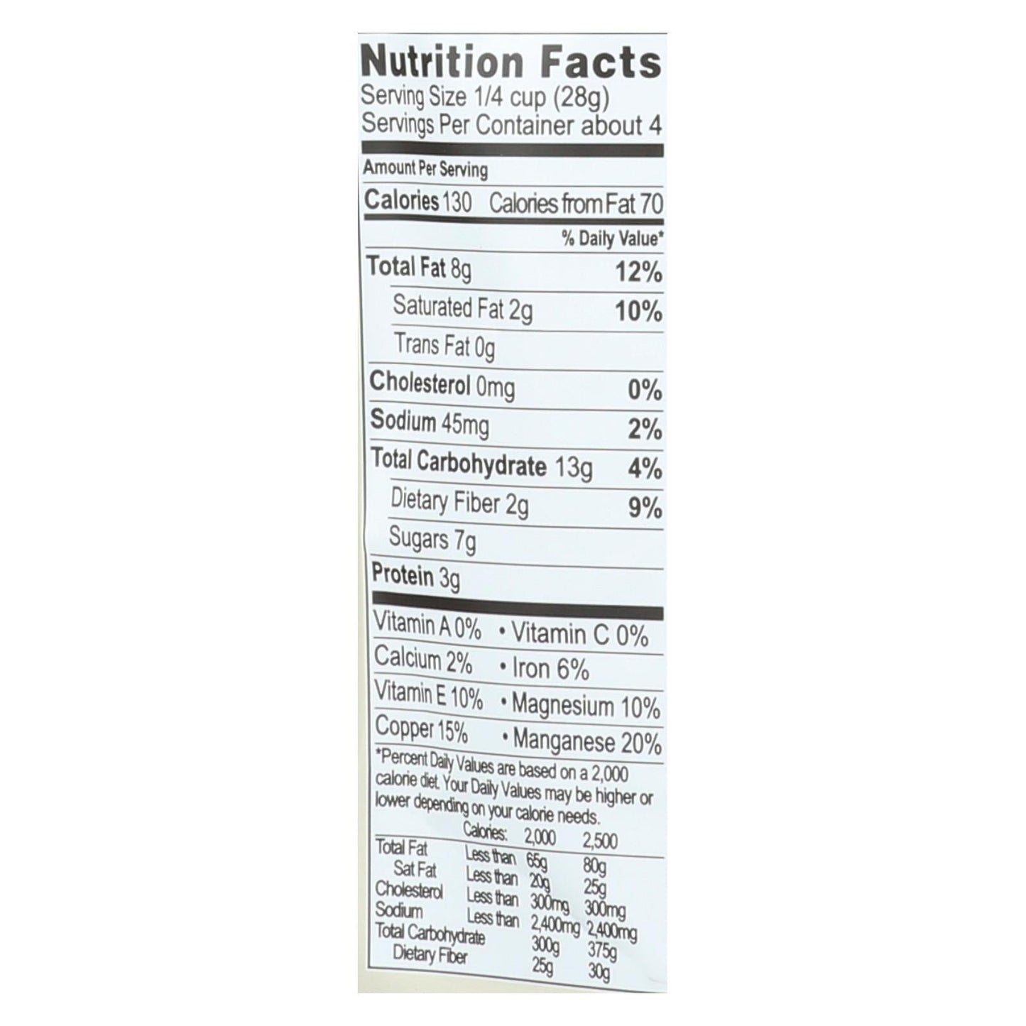 Living Intentions Sprouted Dark Cacao Nut Blend, Pack of 6 - 4 Oz
