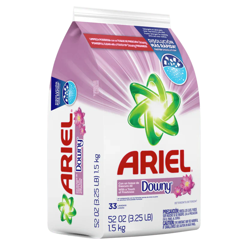 Ariel W/Downy Powder Laundry Detergent 32 LD 1.5 kg