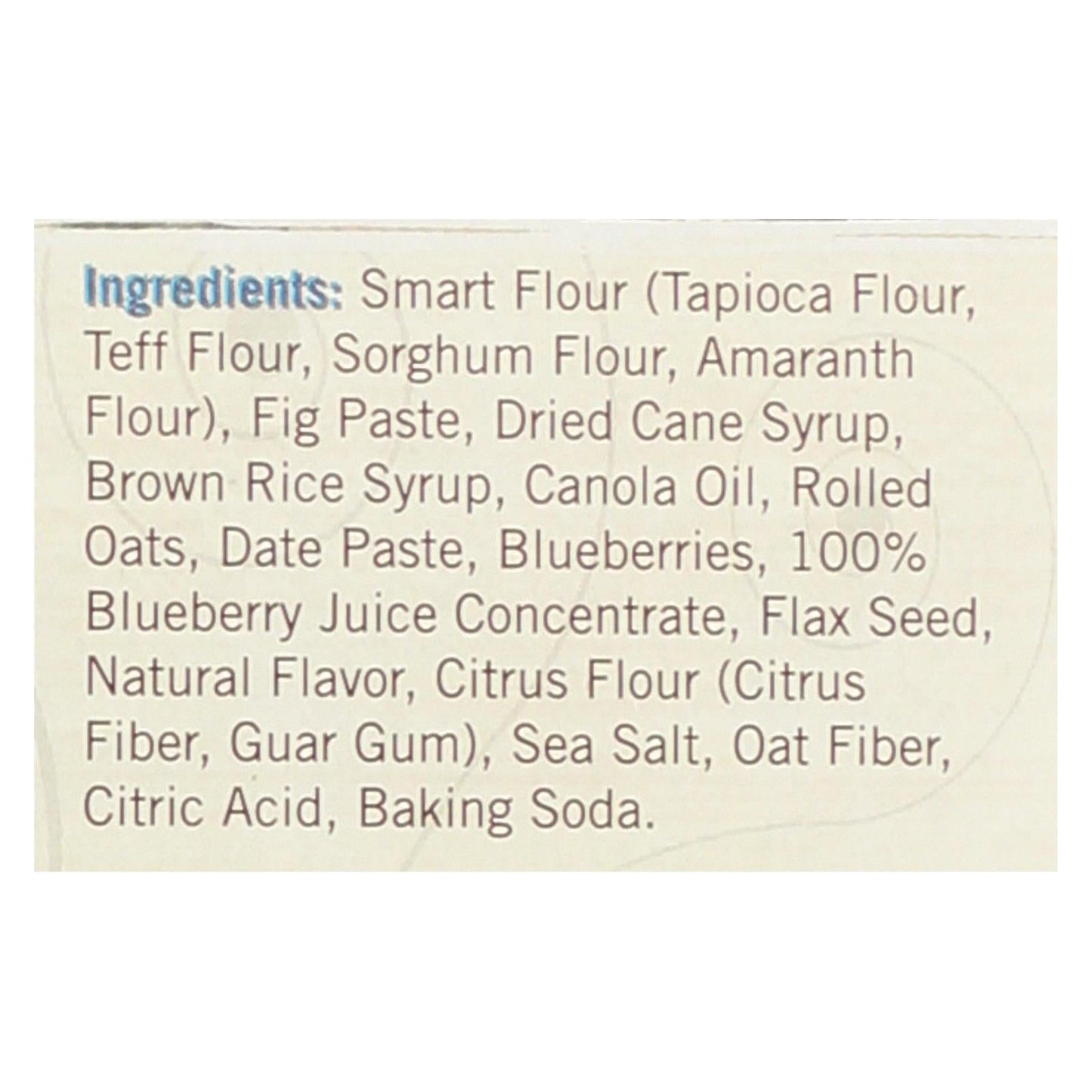 Nature's Bakery Gluten Free Blueberry Fig Bars - 2 Oz. - Case of 12