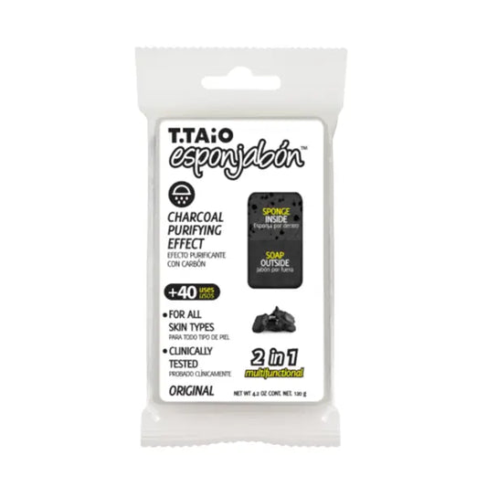 Esponjabon Charcoal Bar Soap Sponge 4.2 oz