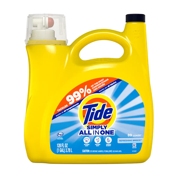 Tide Simply Liq Laundry Detergent Refreshing Breeze 89 lds All In One 117 oz