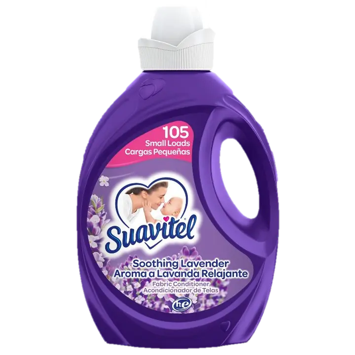Suavitel Liquid Soothing Lavender (Purple) HE 105 Small Loads 105 oz
