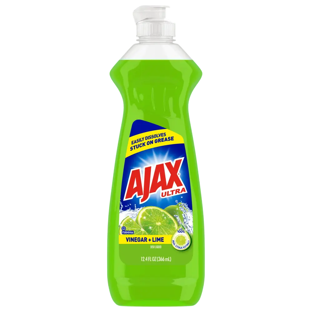 Ajax Dish Wash Liquid Vinegar Plus Lime Green 12.4 oz