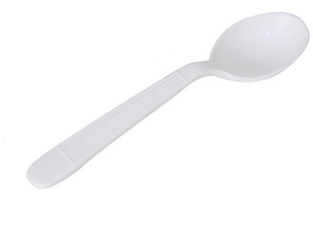 Soup Spoon Plastic Heavy Duty (20 x 50 ct) 6.25", lrg
