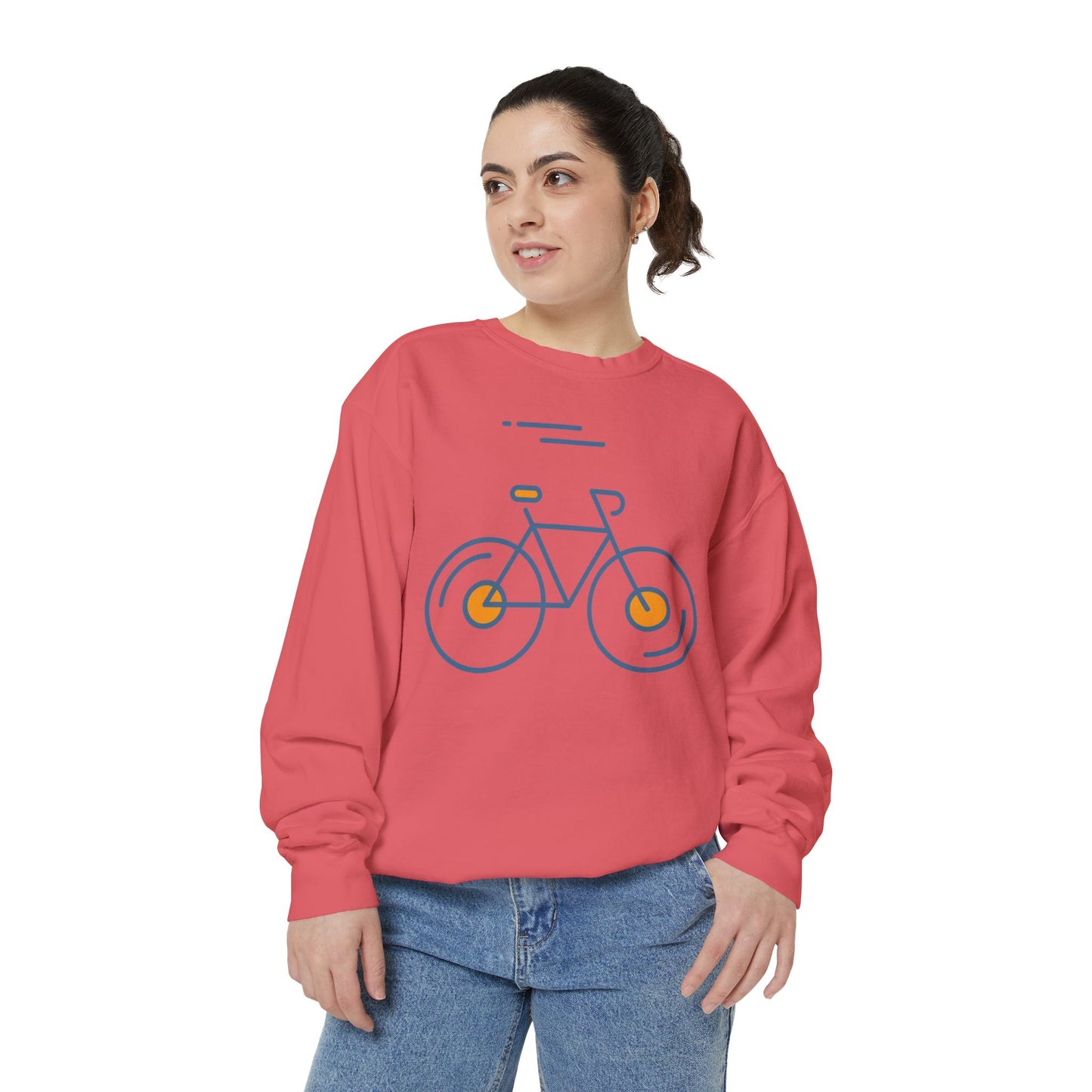 SW-063ML-24 Unisex Warm Garment-Dyed Sweatshirt