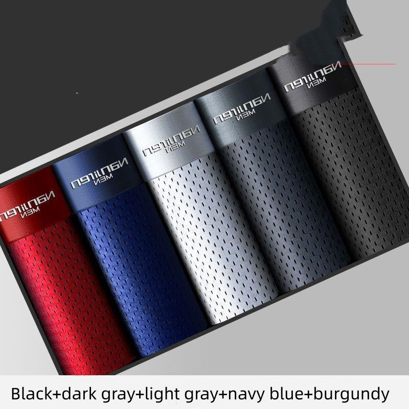 Men's Breathable Mesh Ice Silk Thin Underwear
