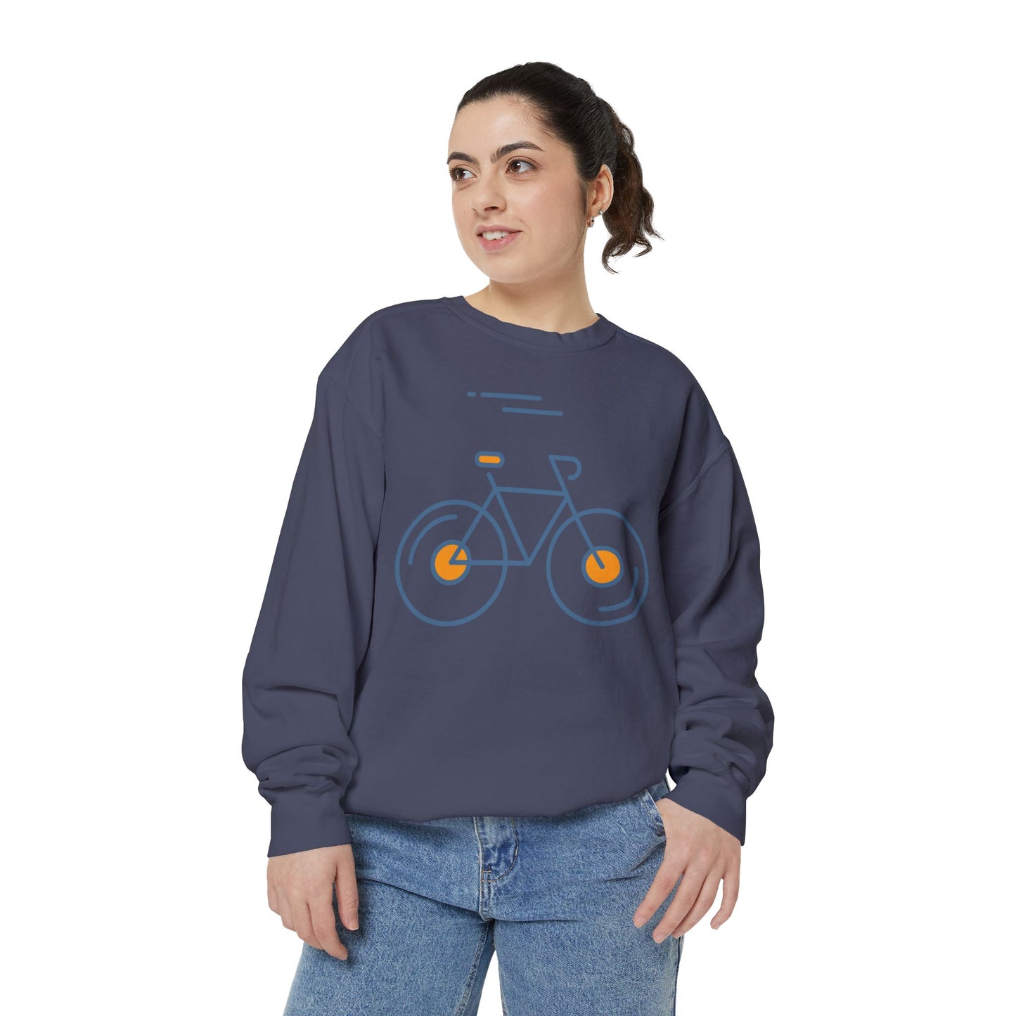 SW-063ML-24 Unisex Warm Garment-Dyed Sweatshirt