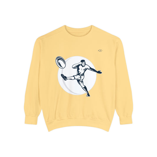 SW-118ML-24 Unisex Garment-Dyed Sweatshirt for football lovers