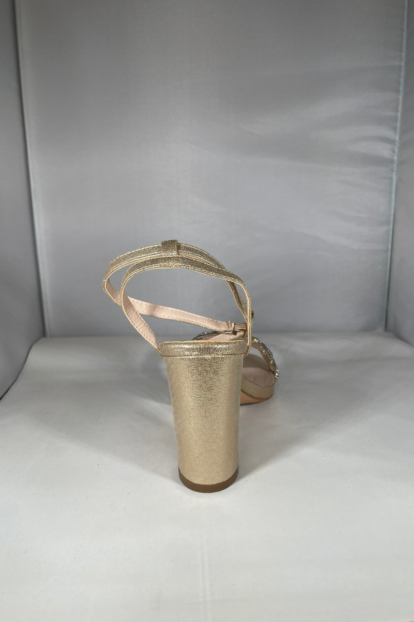 Champagne Block Heel