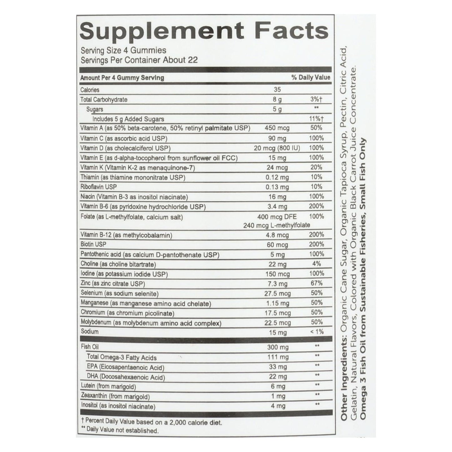 SmartyPants Teen Girl Daily Vitamins for Energy Metabolism, Nutrient Absorption, and Immune Health - 90ct