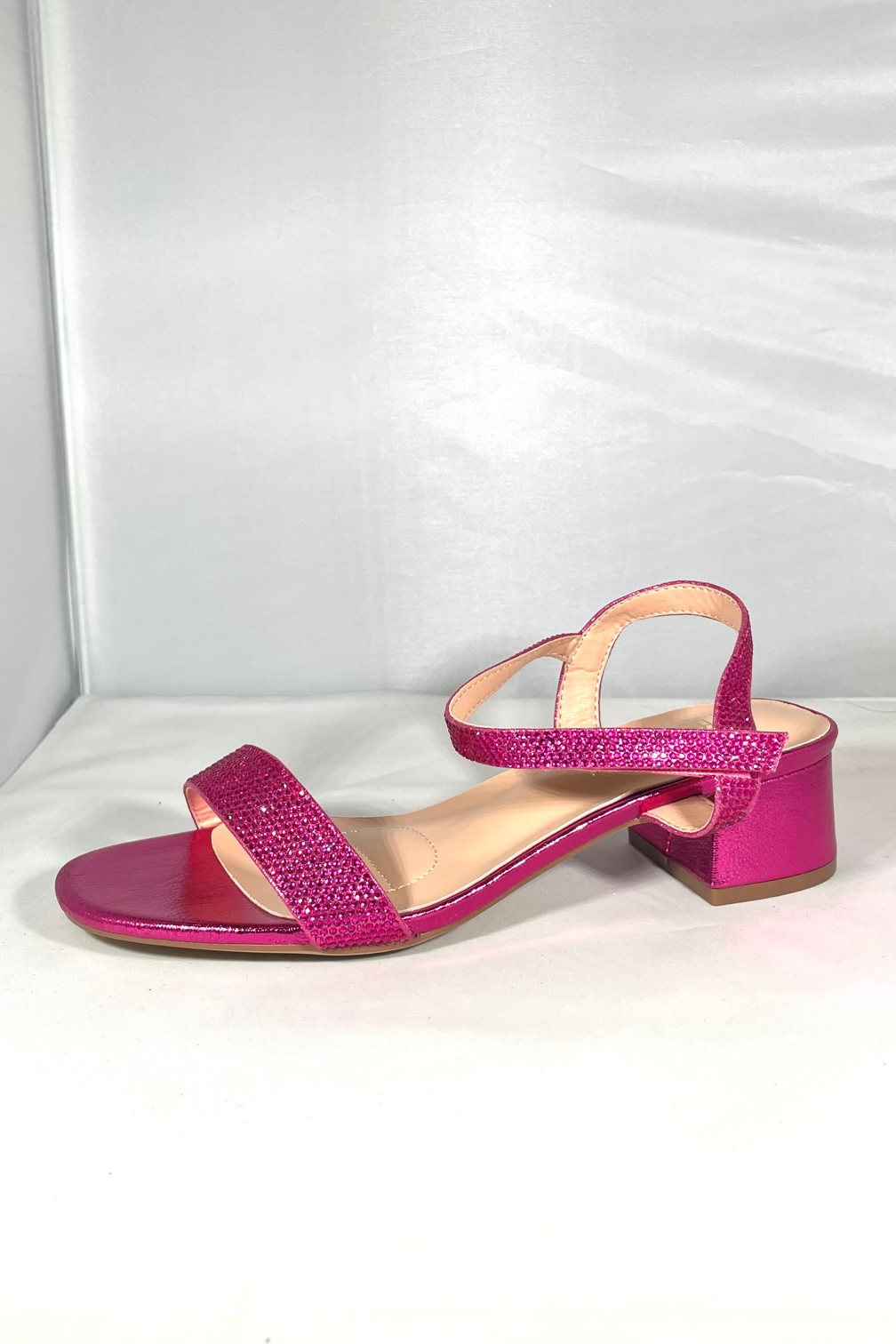 Hot Pink Block Heel