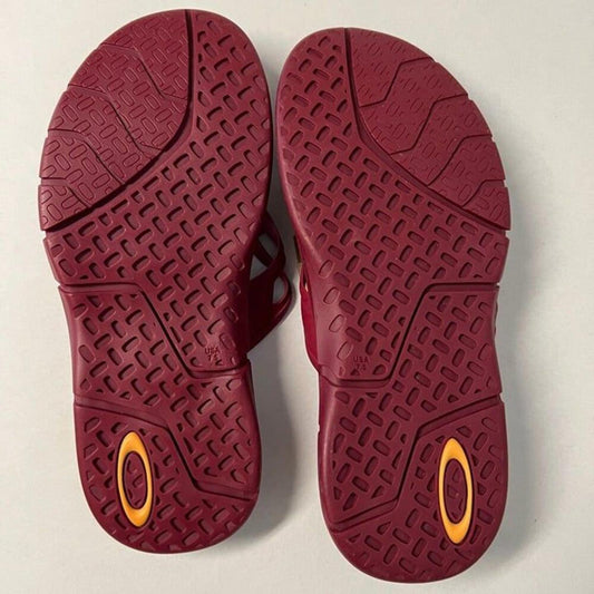 Oakley Ellipse Flip Sandal Sundried Tomato - Men's Size US7.5