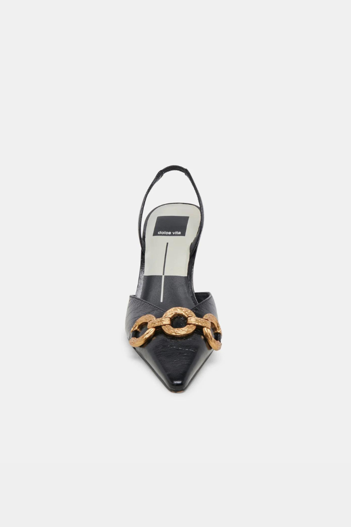 Haylee Heels - Midnight Crinkle Patent