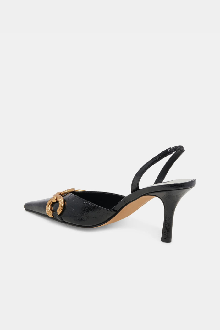 Haylee Heels - Midnight Crinkle Patent