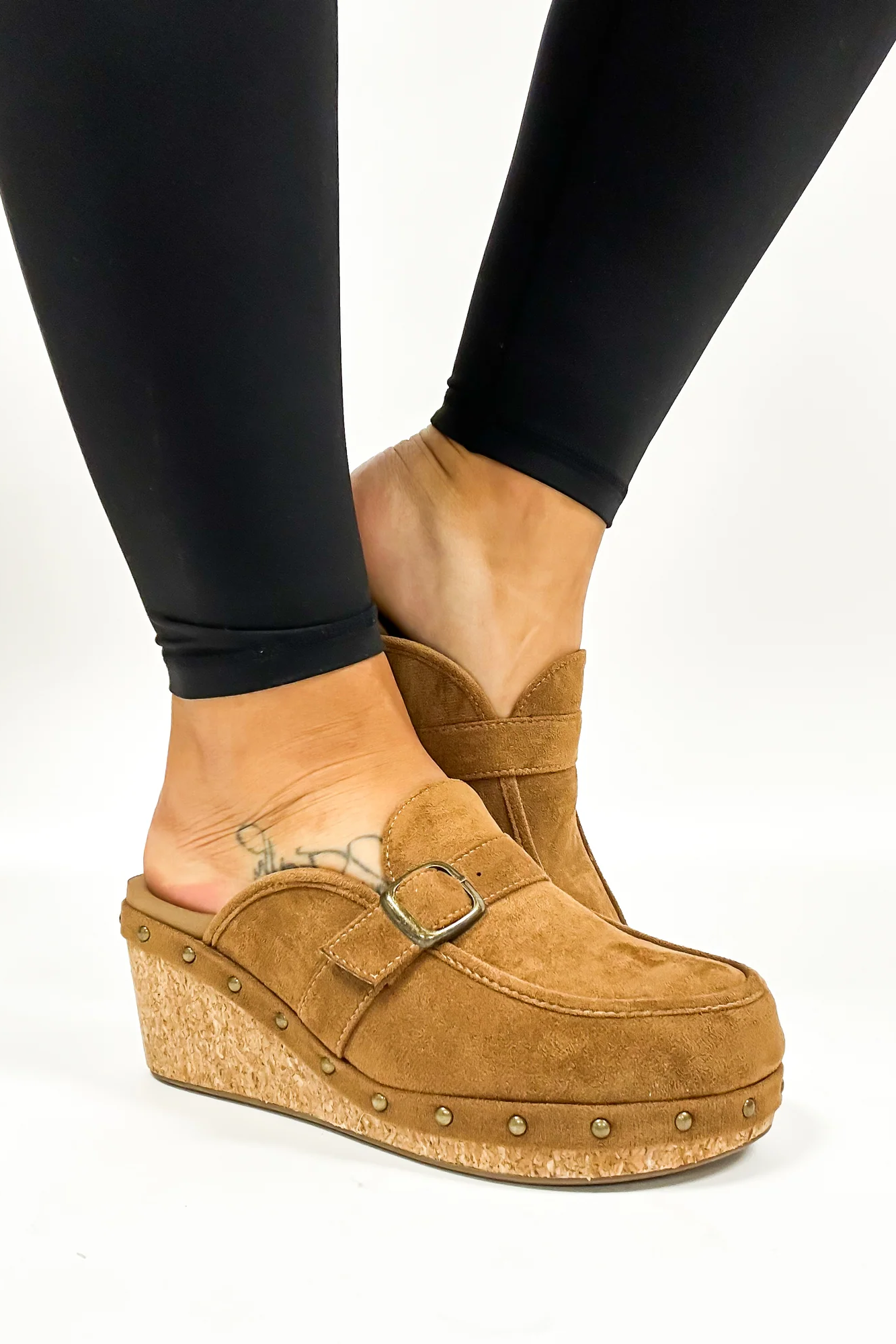 Corky's Tobacco Faux Suede Just Precious Shoes