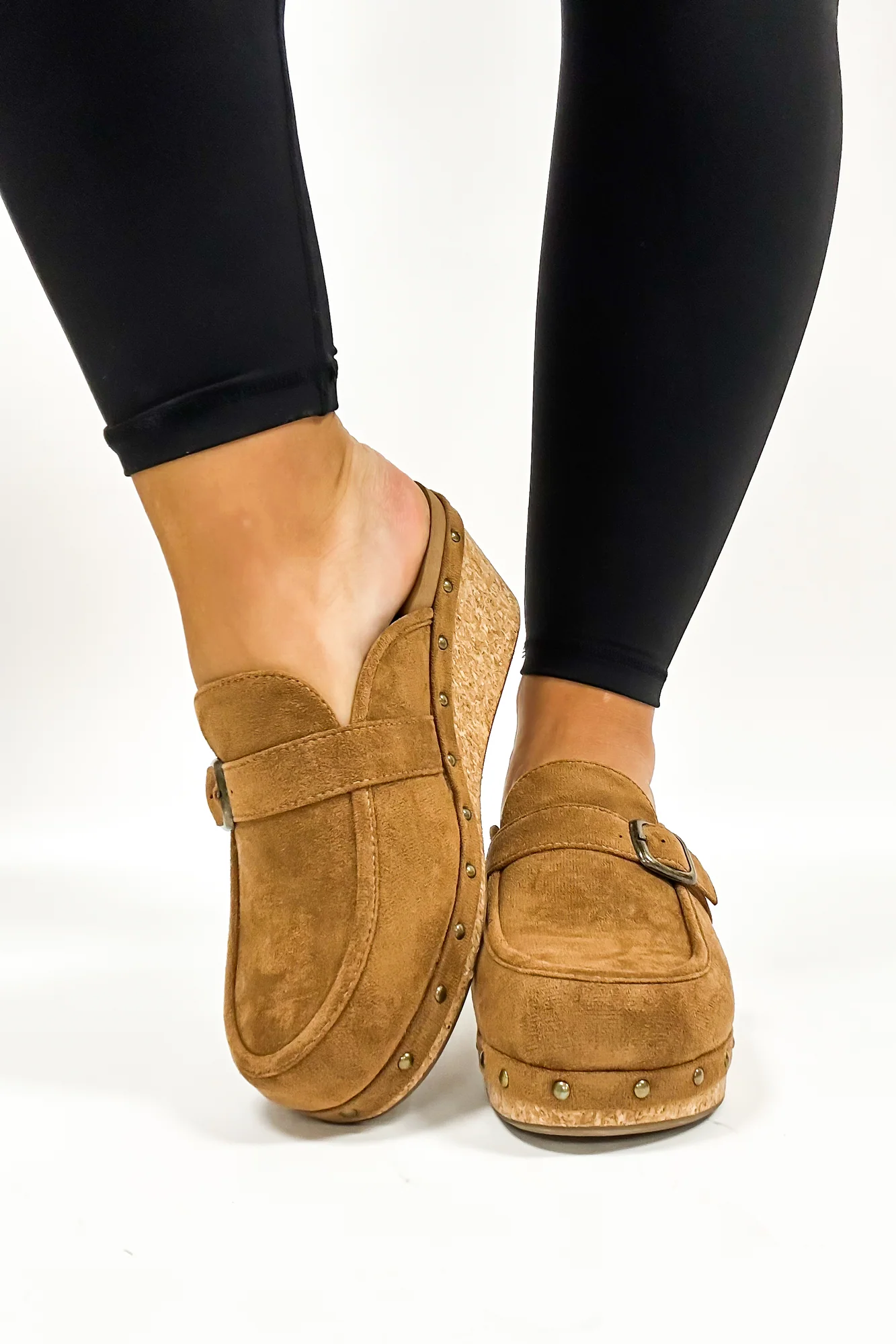 Corky's Tobacco Faux Suede Just Precious Shoes