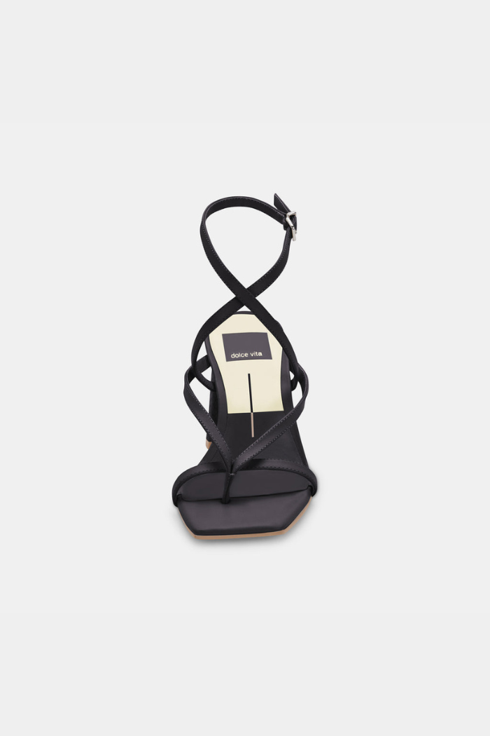 Paroo Heels - Black Leather