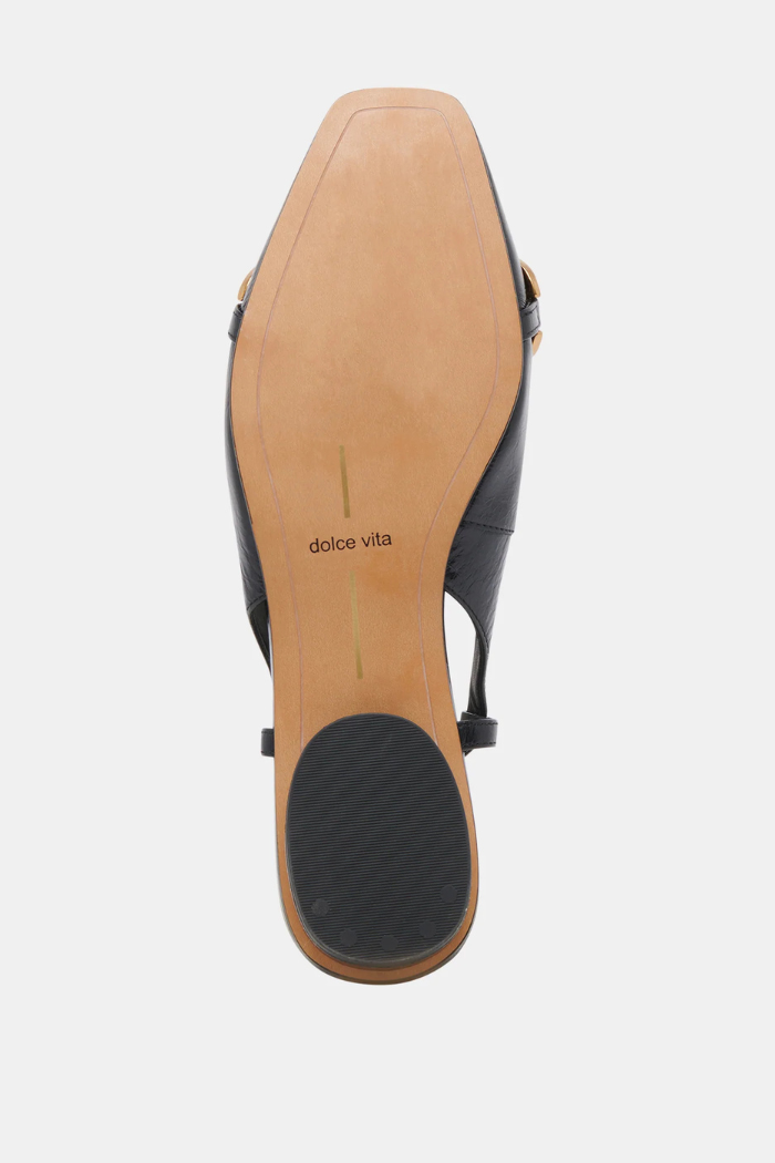 Romano Flats - Midnight Crinkle Patent