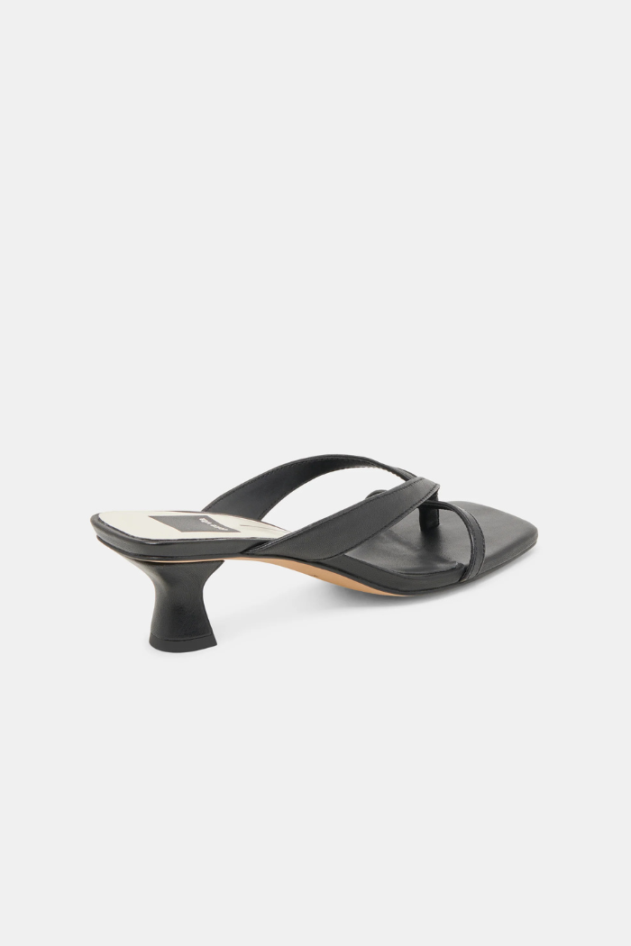 Brevel Heels - Black Onyx Leather