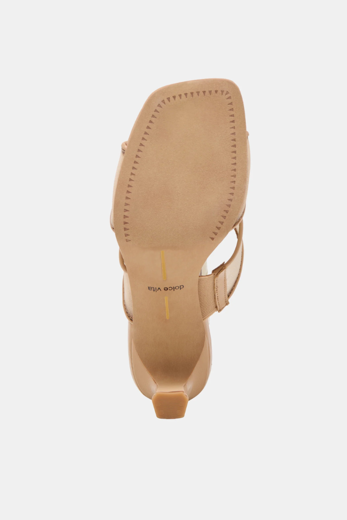 Gitel Heels - Light Tan Mesh